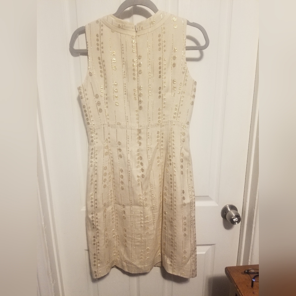 Tory Burch Midi Dress Embroided Size 2 - Picture 3 of 16